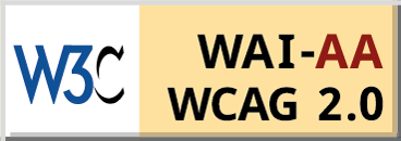 遵守2A級無障礙圖示，萬維網聯盟（W3C）- 無障礙網頁倡議（WAI） Web Content Accessibility Guidelines 2.0