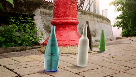 Waste Less! Rinse and Recycle Glass Bottles (Recycling)